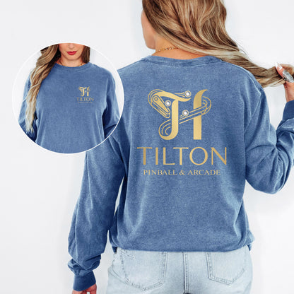 Custom Long Sleeve Shirt, Personalized Long Sleeve Tee, Custom Logo Shirt, Business Logo Shirt, Custom Text Shirt, Company Work Shirt