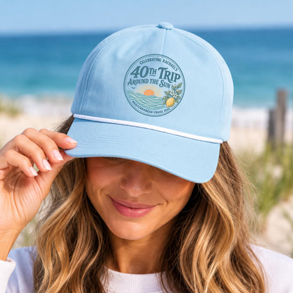 Custom Rope Hat, Personalized Hat, Custom Logo Baseball Cap, Add Your Logo or Text, Comfort Colors Hat, Custom Printed Cap