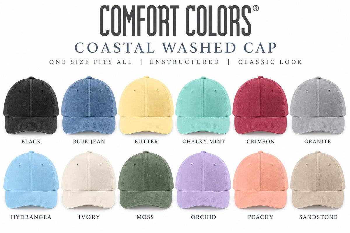 Custom Hat, Personalized Comfort Colors Hat, Custom Logo Hat, Custom Text Hat, Custom Baseball Cap, Add Your Photo or Design