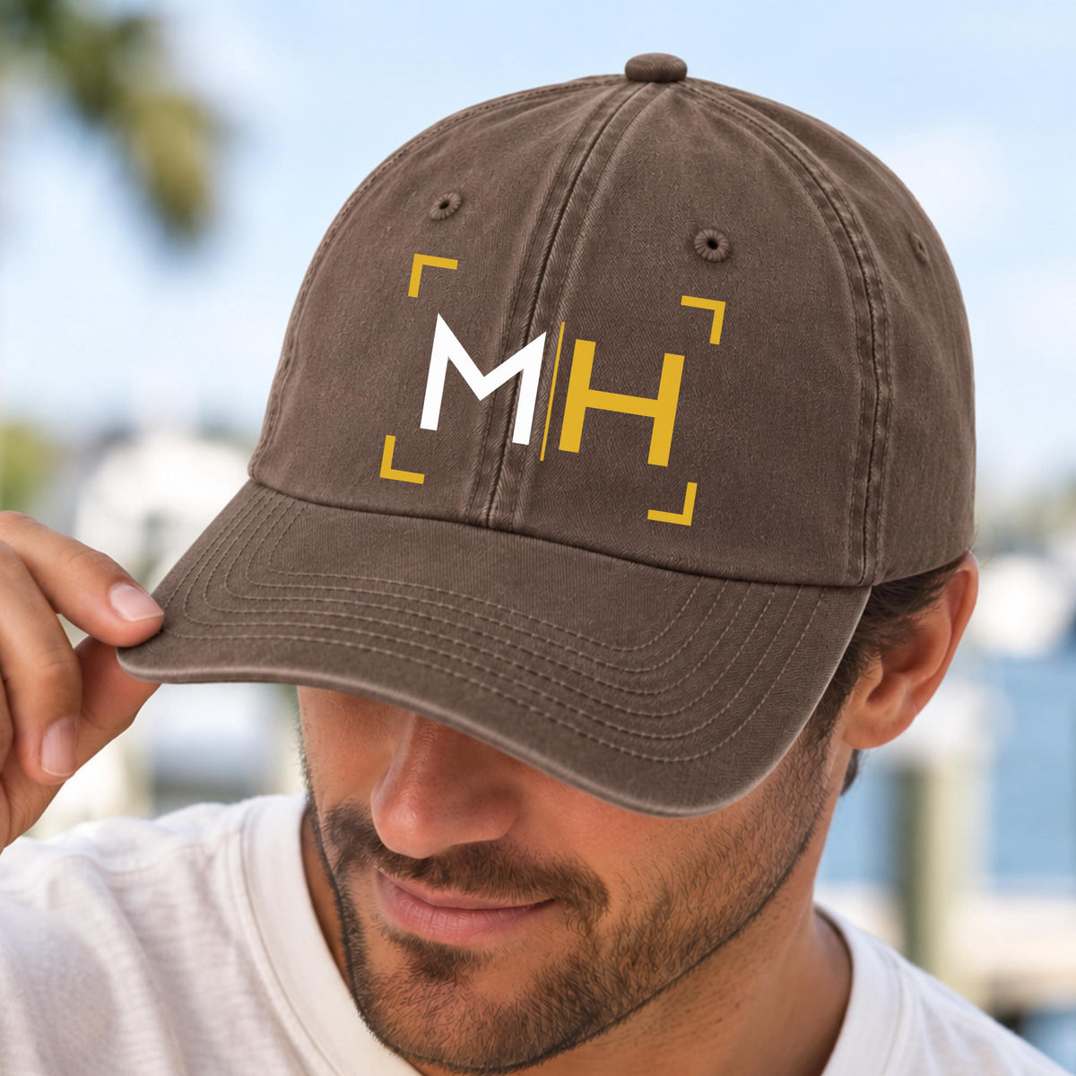 Personalized Hat, Sun Washed Custom Comfort Colors Baseball Cap, Add Your Photo Logo or Text, Custom Printed Hat, Custom Design Cap
