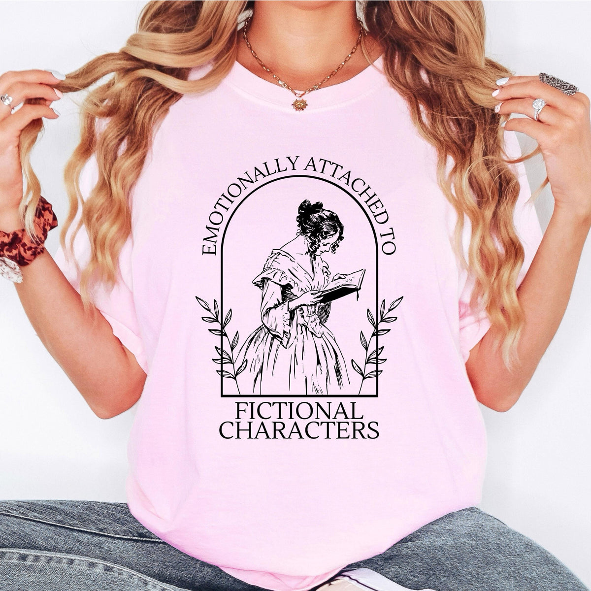 Emotionally Attached to Fictional Characters Shirt Comfort Colors Tee Book Lover Shirt Funny Reader Tee Book Club Reading Shirt