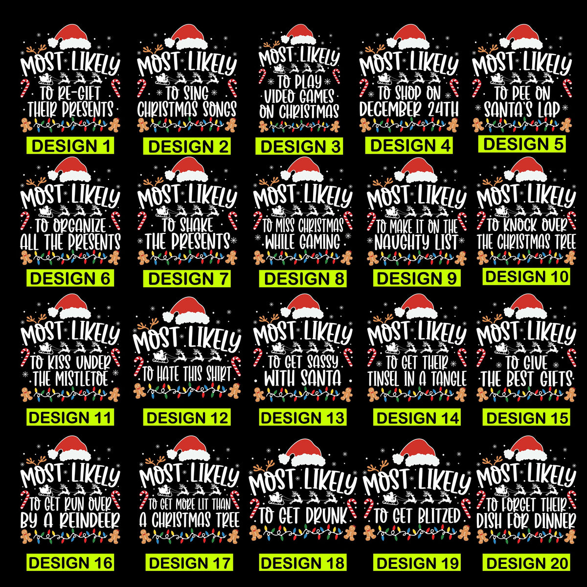 Most Likely to Christmas Group Shirts, Matching Family Holiday Tee, Funny Christmas Party T-Shirt, Christmas 2026 Shirts