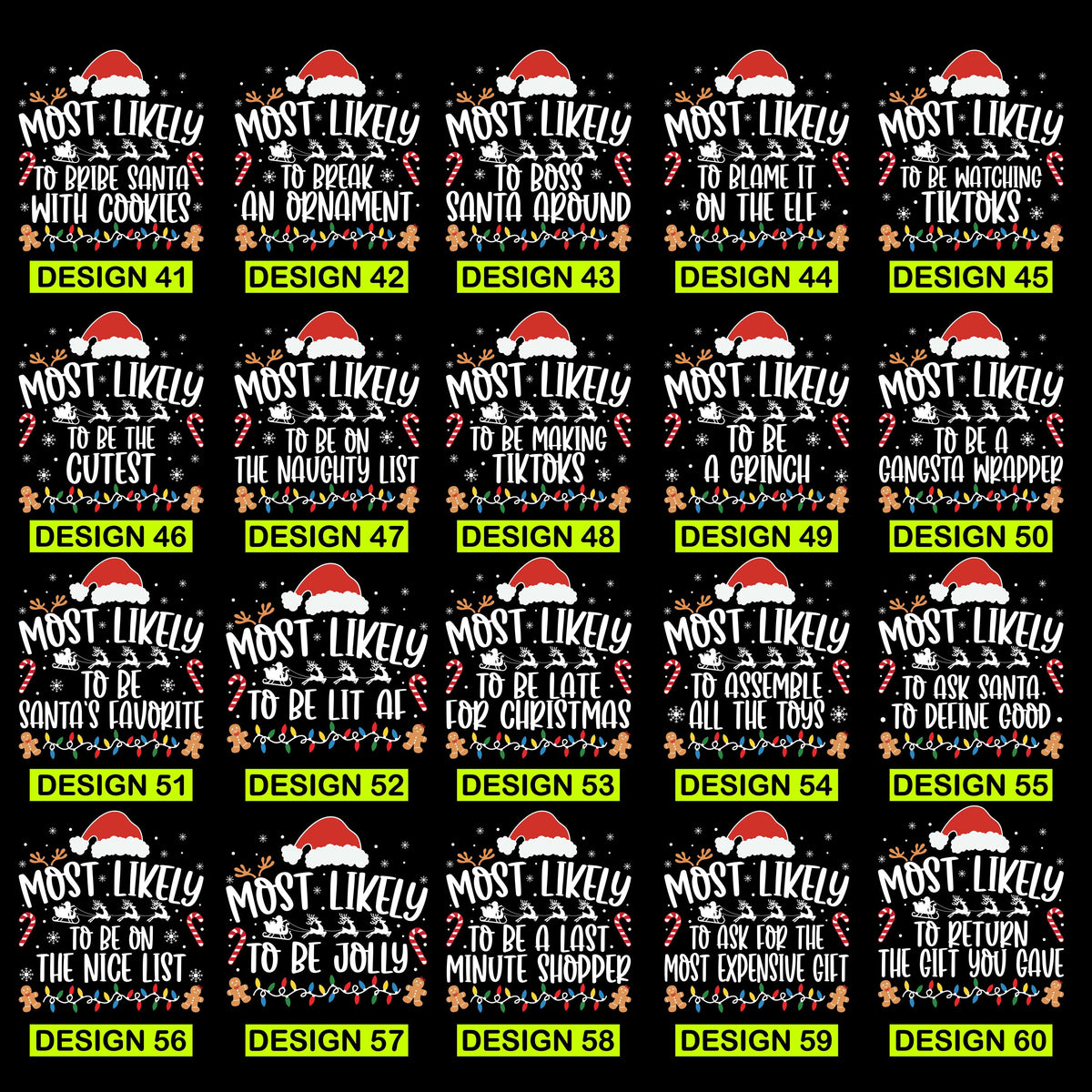 Most Likely to Christmas Group Shirts, Matching Family Holiday Tee, Funny Christmas Party T-Shirt, Christmas 2026 Shirts