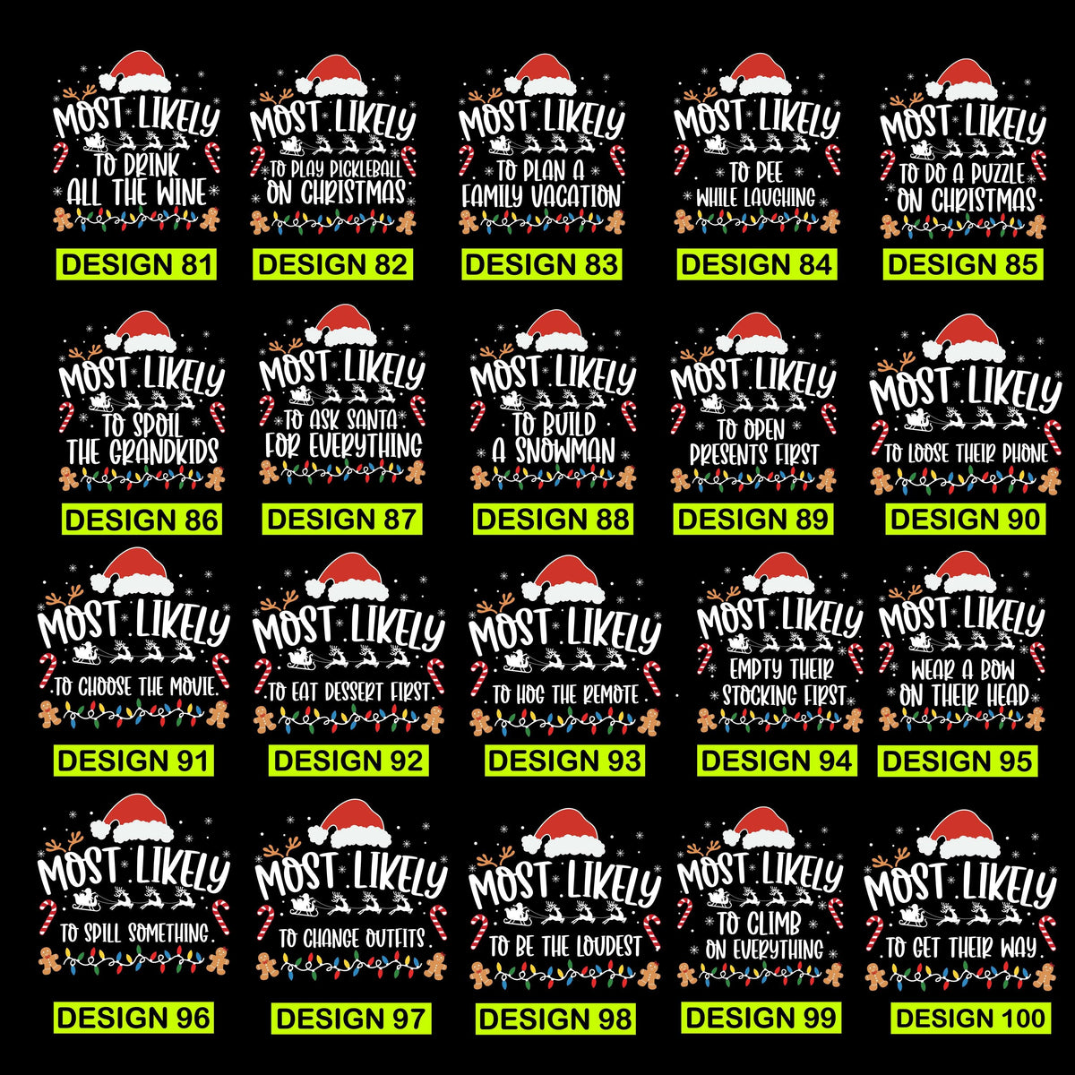 Most Likely to Christmas Group Shirts, Matching Family Holiday Tee, Funny Christmas Party T-Shirt, Christmas 2026 Shirts