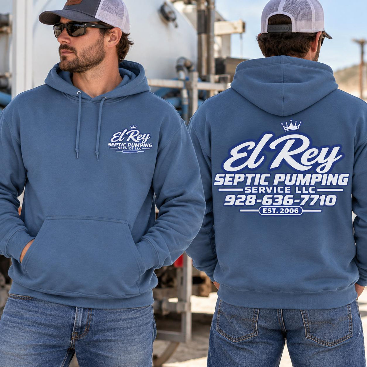 Custom Logo Hoodie, Personalized Logo Sweatshirt, Your Business Logo or Brand Logo, Front and Back Logo Sweatshirt, Port and Co Hoodie