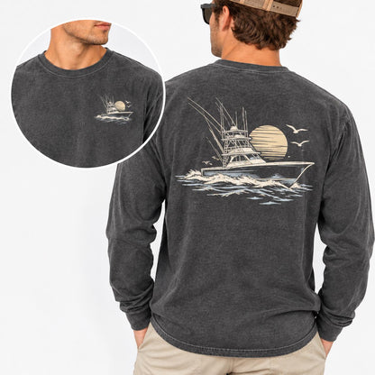 Comfort Colors Long Sleeve Shirt, Custom Logo Long Sleeve Shirt, Business Logo Shirt, Custom Text Shirt, Company Logo Shirt, Long Sleeve