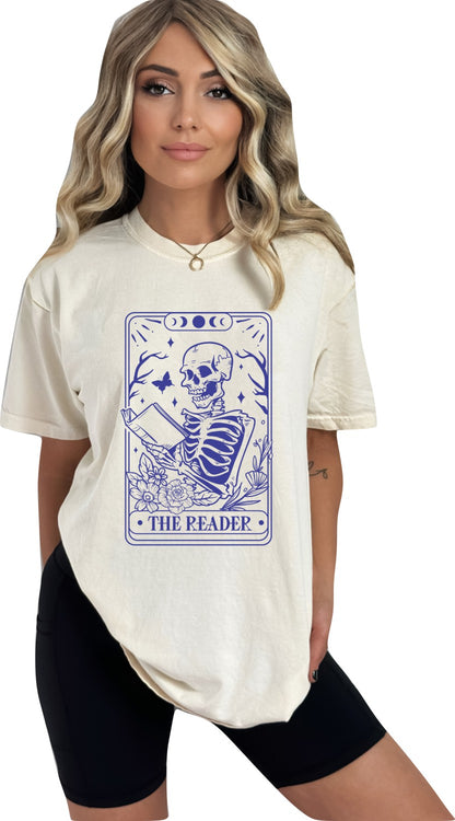 The Reader Tarot Card Book Shirt