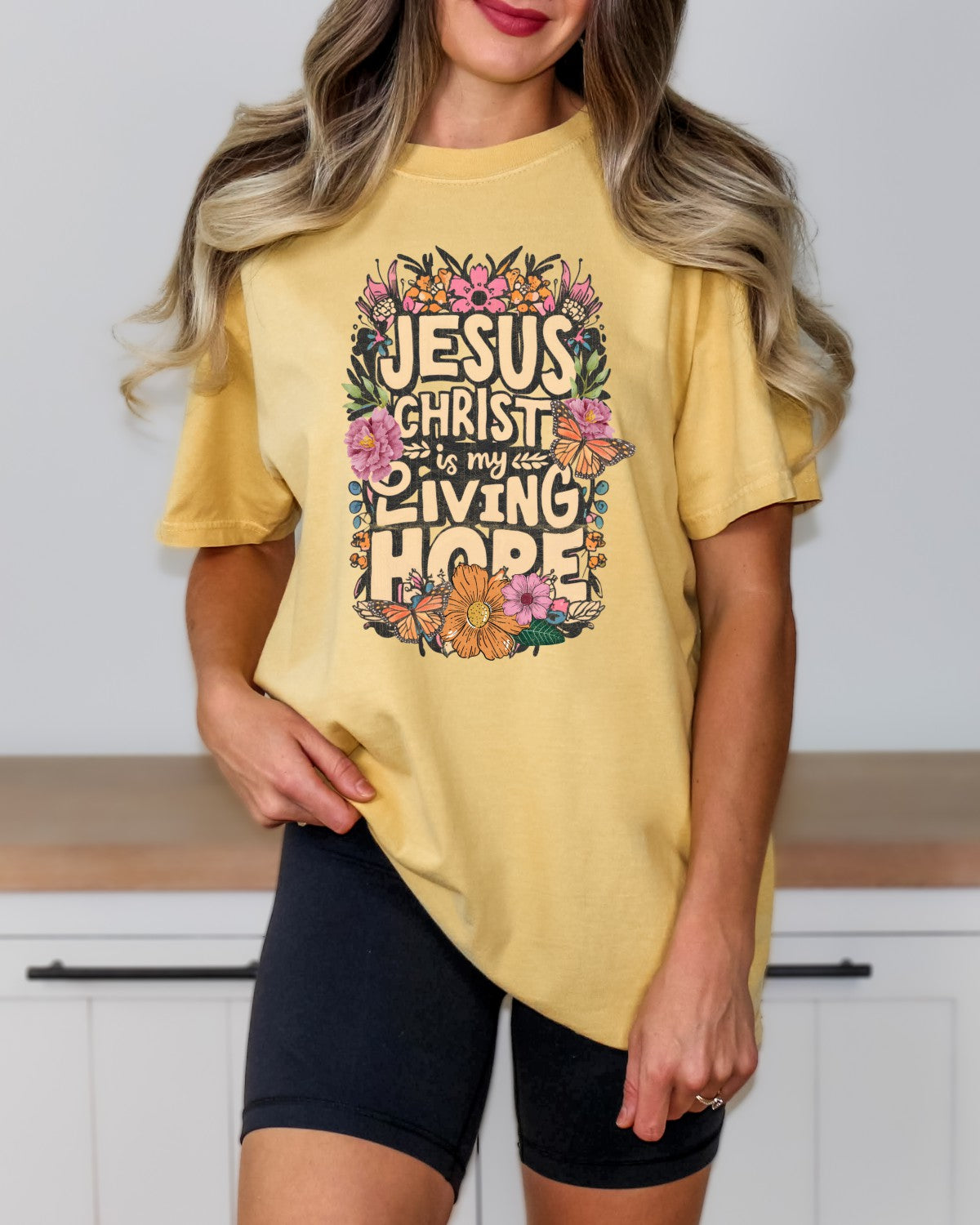 Jesus Christ is My Living Hope Christian Easter Shirt