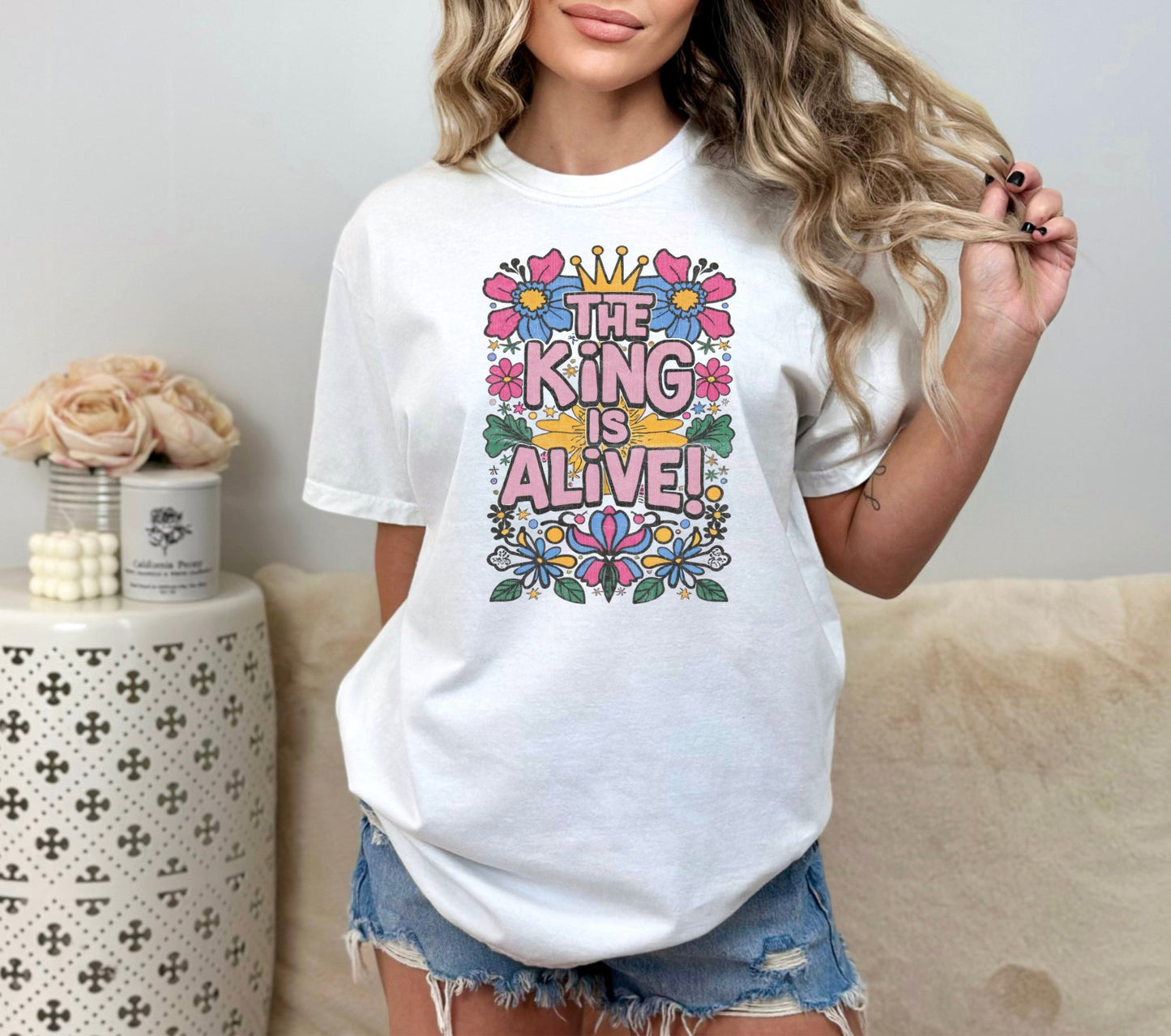 The King is Alive 2 Christian Easter Shirt