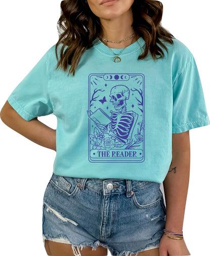 The Reader Tarot Card Book Shirt