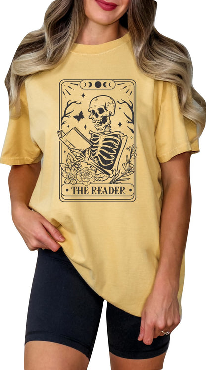 The Reader Tarot Card Book Shirt