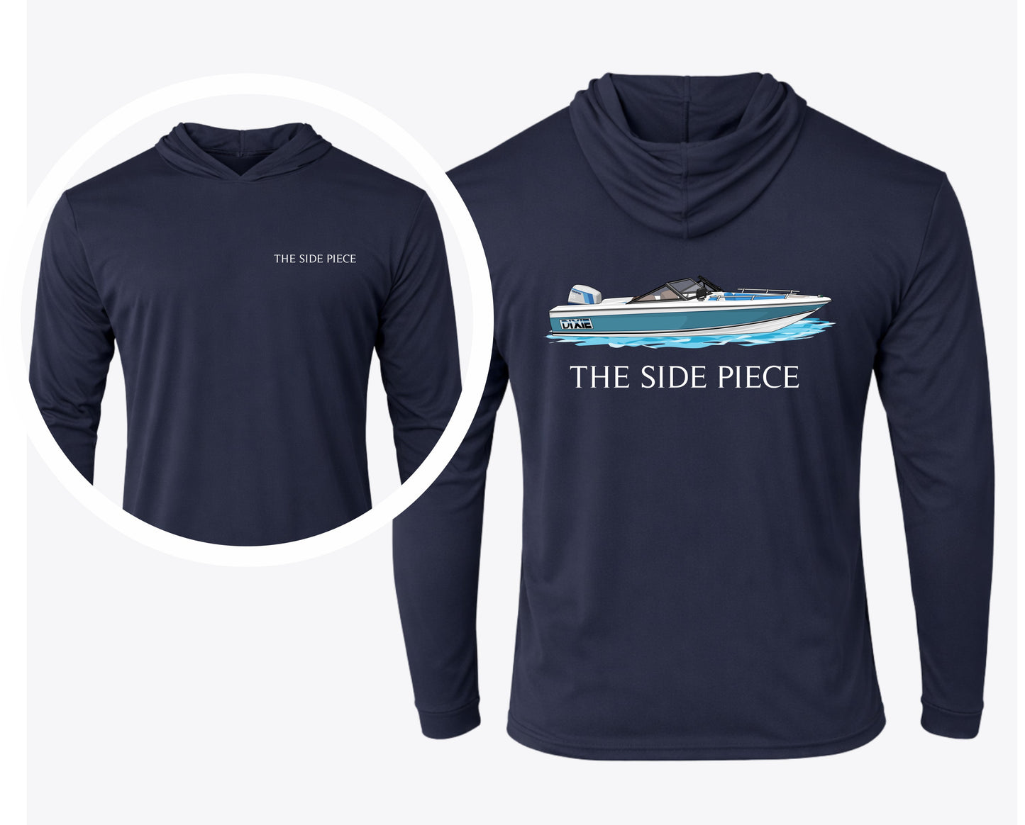 Custom  Boat UPF50+ Hoodie Sun Shirt