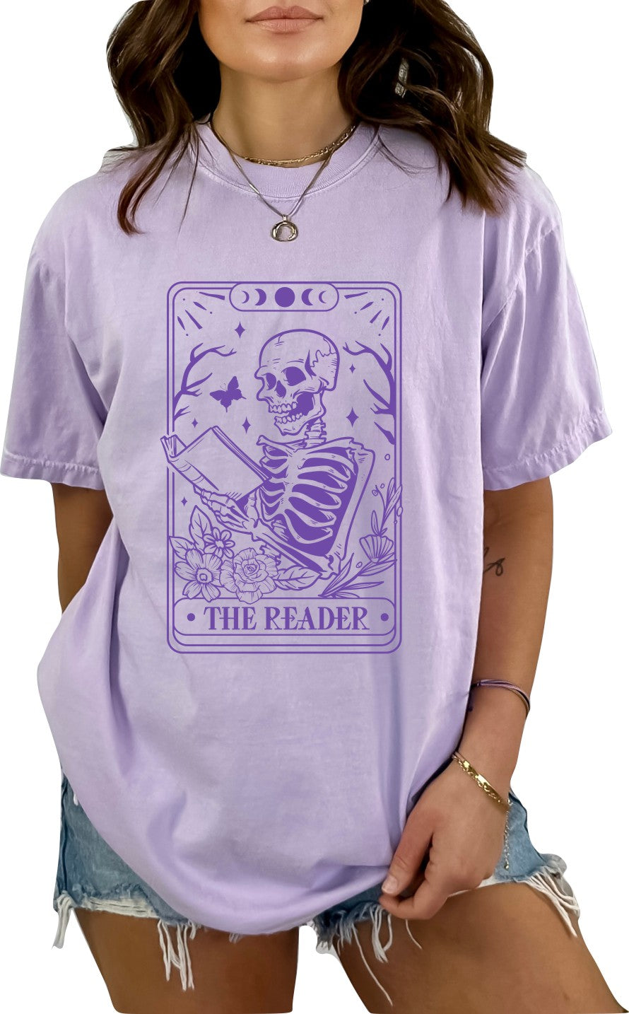 The Reader Tarot Card Book Shirt