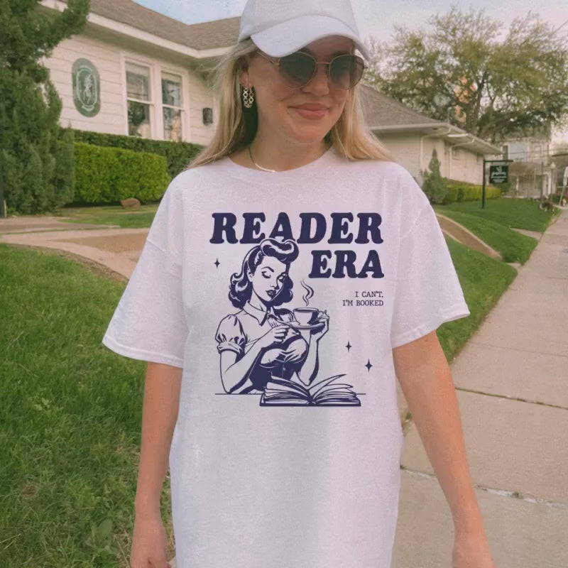 Reader Era Shirt Book shirt Book Lover TShirt Book Club Shirt Book Gift book Lover Gifts Reading Shirt