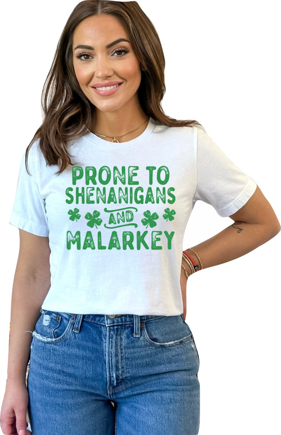 Prone to Shenanigans and Malarkey St. Patrick's Day T-shirt