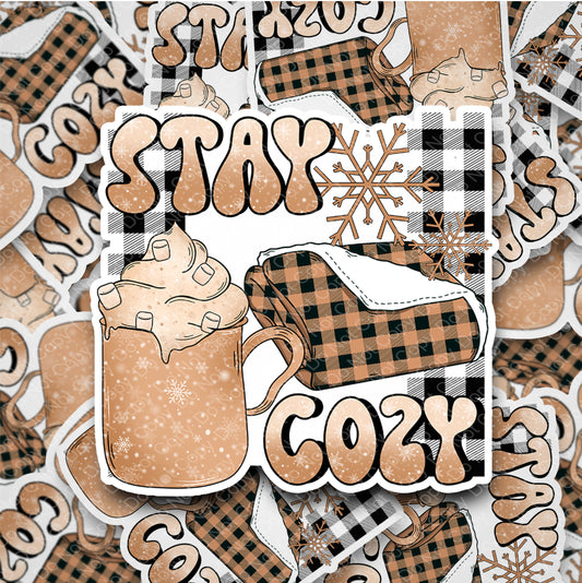 Stay Cozy Holiday Sticker