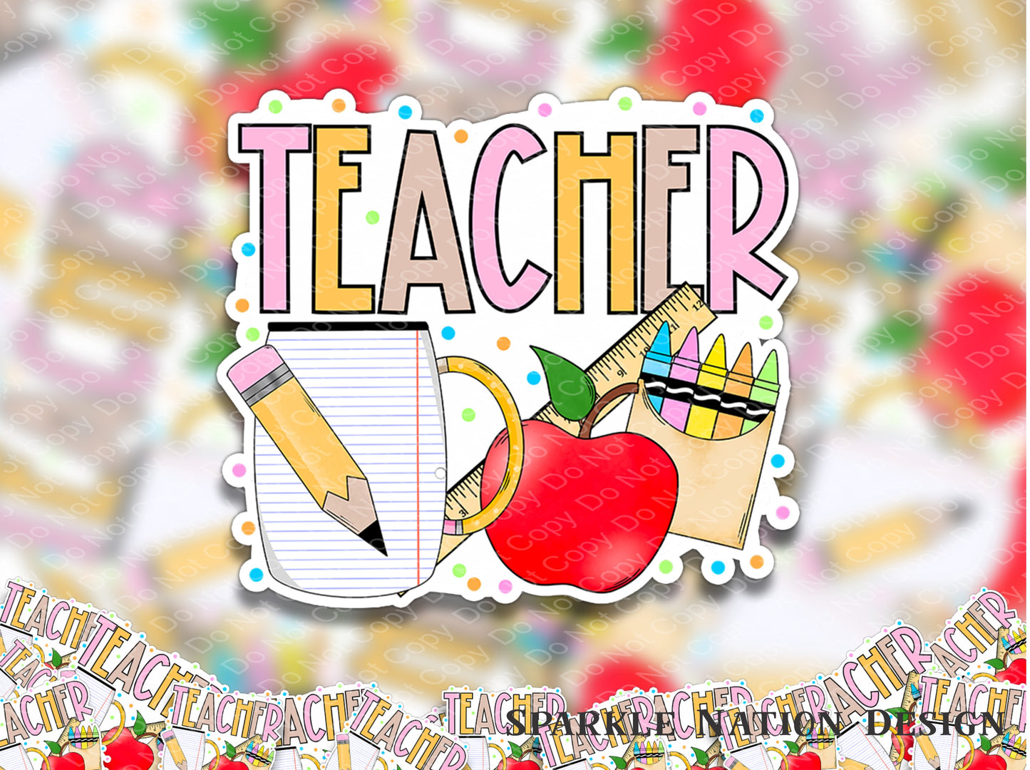 Teacher Apprecation Sticker