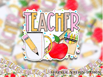 Teacher Apprecation Sticker