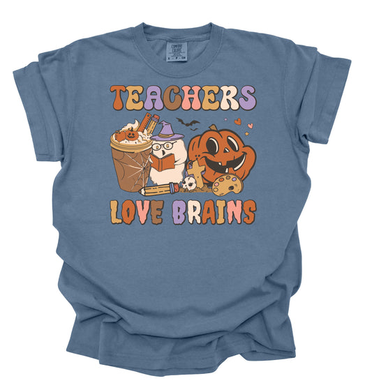 Teachers Love Brains T-shirt