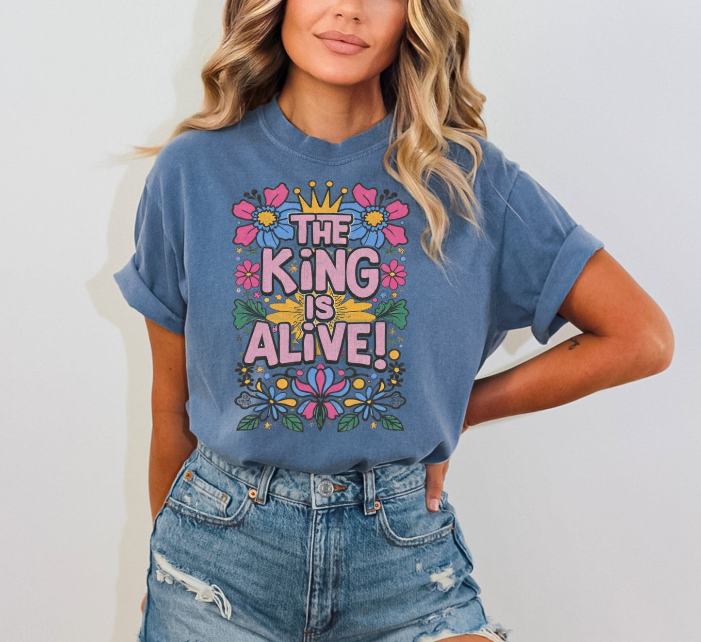 The King is Alive 2 Christian Easter Shirt