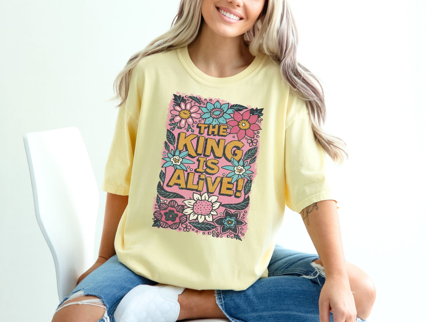 The King is Alive Christian Easter Shirt