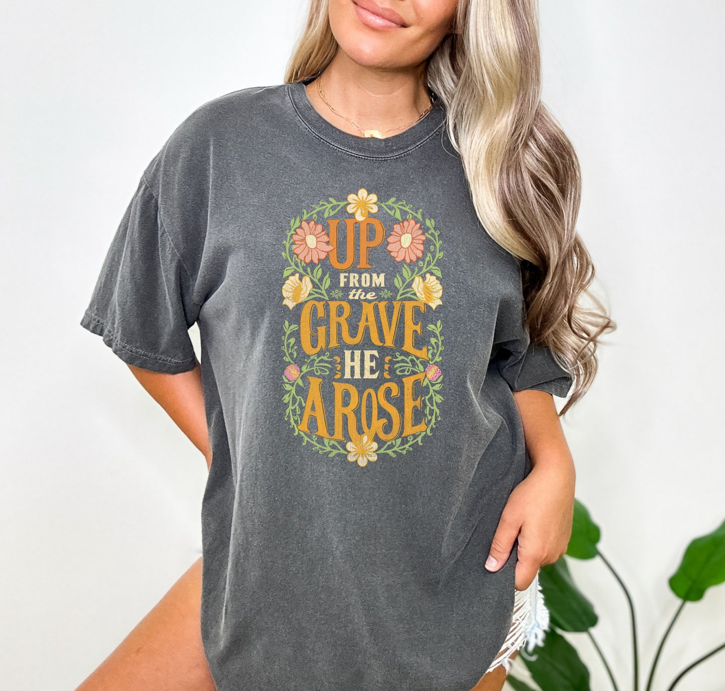 Up From the Grave He Arose Christian Easter Shirt