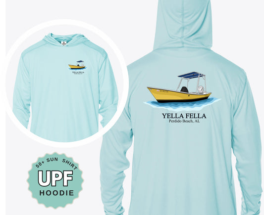 Custom  Boat UPF50+ Hoodie Sun Shirt